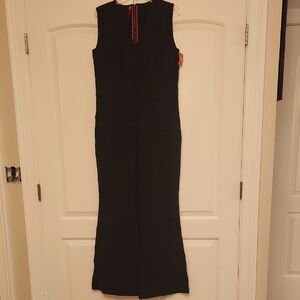 SPANX Elegant Black Sleeveless Jumpsuit